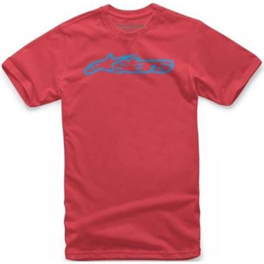Imagem de Camiseta Alpinestars Blaze Classic Tee - Vermelho/Azul