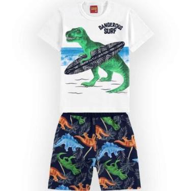 Imagem de Conjunto Infantil Masculino Camiseta + Bermuda Kyly Ref: 110971 Cod:00