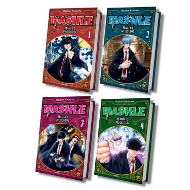 Imagem de Mashle Magia e Músculos Mangá Vol. 1 Ao 4 - kit Harry Potter Maromba em Português