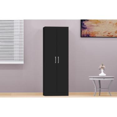 Imagem de Armário Multiuso 2 Portas Lumina J&A Móveis Preto