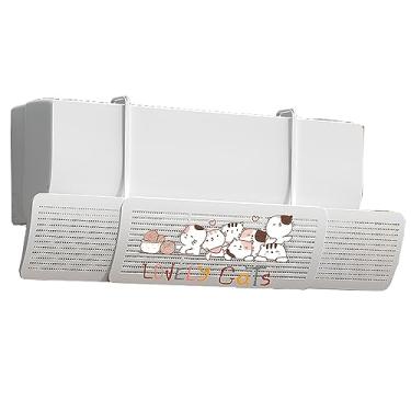 Imagem de Protetor de vento retrátil de ar condicionado, capa de ar condicionado ajustável de ângulo de comprimento, protetor de vento de ar condicionado montado na parede, 06