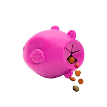 Imagem de Amicus Brinquedo De Borracha Fun Toys Fundo Do Mar Para Enriquecimento Ambiental Dos Cães Peixe Roxo M/G