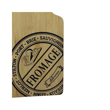 Imagem de Tábua para Queijo Dynasty com Cortador de Aço Inox - 35 cm