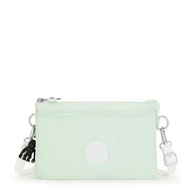 Imagem de Bolsa tiracolo Kipling Riri metálica, Verde arejado C, 9.5''L x 6.25''H x 2.5''D
