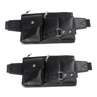 Imagem de KESYOO Shoulder Bag 2 Unidades Bolsa De Cintura Vintage Bolsa De Cintura Masculina Saco Masculino Multifuncional Bolsa Masculina Cara Shouder Bag