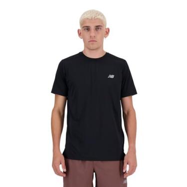 Imagem de New Balance Camiseta masculina Sport Essentials, Preto, M