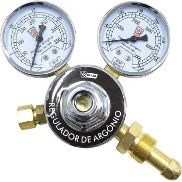 Imagem de Regulador De Pressão de Argônio Para Cilindro V8 Brasil