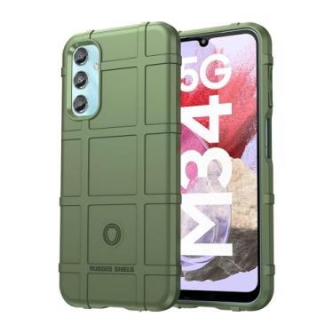Imagem de Capas para Samsung Galaxy M34 5G.Caso básico,Botão de pressão flexível / 360 ° Proteção completa,Escudo Rugged