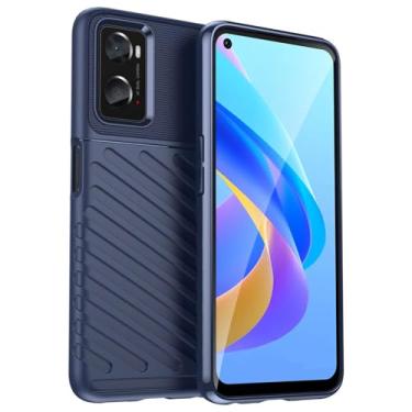 Imagem de Capas para OPPO K10.Caso básico,Botão de pressão flexível / 360 ° Proteção completa,Sensação arenácea