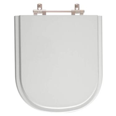 Imagem de Assento Sanitario Poliester Life Cinza Prata p/ vaso Celite