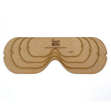 Imagem de Gabarito Para Mascara De Dormir Mdf M002