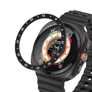 Imagem de Moldura BezelRing LTimports, compativel com Galaxy Watch Ultra 47mm Sm-L705 e Sm-L705F (LT-Preto-numeral)