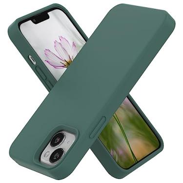 Imagem de SOH Mingying Capas de silicone para iPhone 13 Series, incluindo iPhone 13 Mini (5,4 polegadas), iPhone 13 (6,1 polegadas), iPhone 13 Pro (6,1 polegadas) e iPhone 13 Pro max (6,7 polegadas) (verde