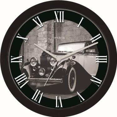 Imagem de Relógio De Parede Ambiente Ref: 119065-034 Preto Carro Antigo