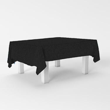 Imagem de Toalha de mesa GRANDE 2x1m TNT Preto decoração festa - PIFFER