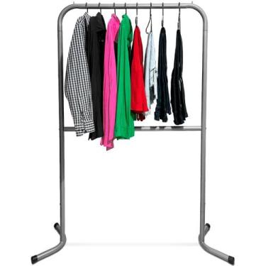 Imagem de Cabideiro Arara De Roupas Mancebo Niort Vertical P/ Loja Quarto - Genu