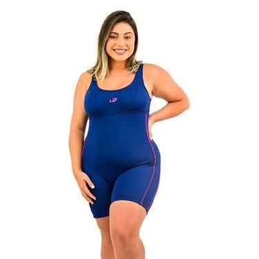 Imagem de Macaquinho para Agua PLUS Size em Helanca Maio de Perninha Hammerhead,