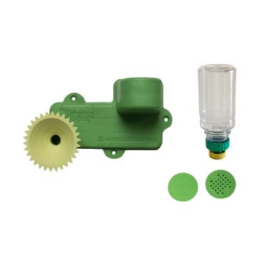 Imagem de Kit 10 Alimentadores Roso ASF Com Labirinto Bebedor e Tampinhas (Verde)