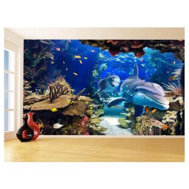 Imagem de Papel Para Piso De Porcelanato Liquido Água 3,5M Flr24 - Você Decora