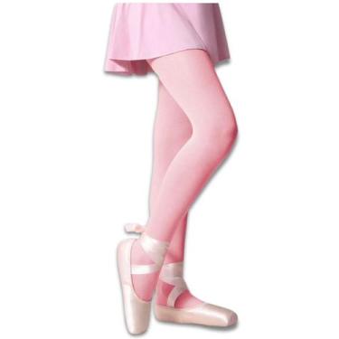 Imagem de Meia Calça Infantil Menina Fio 40 Ballet Jazz Selene 9580, Rosa, G