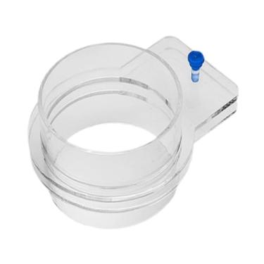 Imagem de Gralara Alimentador de peixes evita que a comida dos peixes se espalhe Anel de alimentação resistente para aquário pendurado para camarão, peixe Betta e,