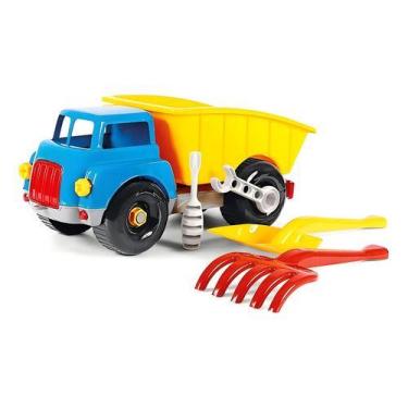 Imagem de Caminhão De Brinquedo Desmontável Caçamba Grande Infantil - hyper Club