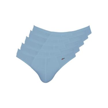 Imagem de Kit com 5 Cuecas Slip Zorba 772, Azul, M