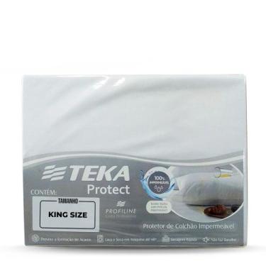 Imagem de Protetor de Colchão Protect Impermeável com Elástico 40cm King Size - 