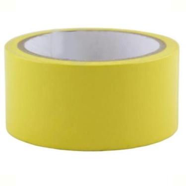 Imagem de Fita Adesiva 45mm X 40m Tipo Durex Largo Embalagem em Geral Amarelo c/