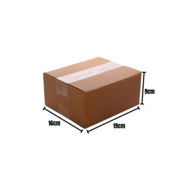 Imagem de Caixa Papelão 19x16x9 Ecomerce Sedex Correios Envios 25 Unid - BSPARTS