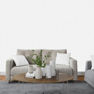 Imagem de Papel de Parede Textura Pan Branco e Cinza - Rolo com 10 Metros  Reves