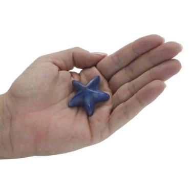 Imagem de MINI ESTRELA DO MAR QUARTZO AZUL (2,5 a 4)cm - GOMES CRYSTALS