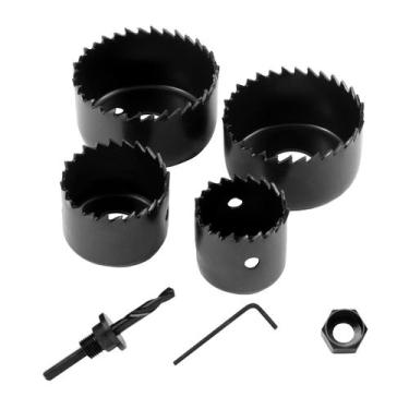Imagem de Serra Copo Kit P/ Madeira Jogo 32 A 54 Mm C/ 6 Peças - EDA