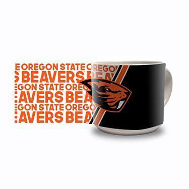 Imagem de Rico Industries NCAA Oregon State Beavers Caneca de café de cerâmica metrô 400 ml