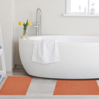 Imagem de Superior Conjunto de tapete de banho ecológico, tapetes de banho perfeitos para decoração de banheiro, chuveiro de secagem rápida, toalhas pequenas, tapetes absorventes, casa, apartamento, Airbnb,