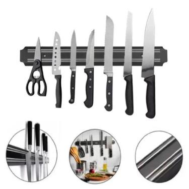 Imagem de Kit 12 Un Barra magnética ímã para facas e ferramentas - Bons Cheff