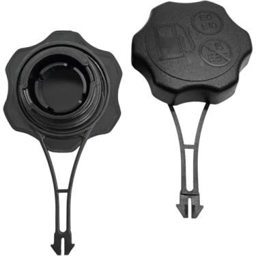 Imagem de Tampa de gás para cortador de grama 594061 compatível com motores da série B & S tratton 675EXi 725EXi, tampas de tanque de gás substitui a tampa do tanque de combustível B&S 799585 799684, peça de