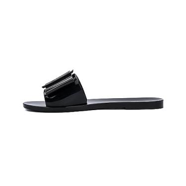Imagem de Melissa Babe Sandália feminina Slide, Preto/preto, 34