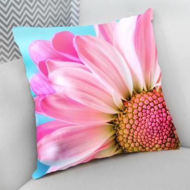 Imagem de Almofada Decorativa Cheia c/ Zíper Coleção Estampas Flores Floral - De