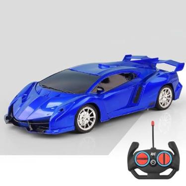 Imagem de Carrinho de Controle Remoto faróis em LED - Super Carros com Alta Velocidade (LAzul)