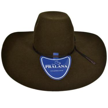 Imagem de Chapeu Pralana champion Biplay Café Aba 13, Marrom, Escuro, 54