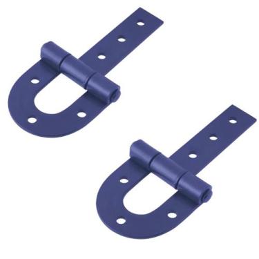 Imagem de Dobradiça Azul para Porteira C.00 Ajax - Kit 2