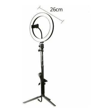 Imagem de Ring Light Completo Iluminador 26cm + Tripé 2metros Entrega - oem