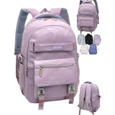 Imagem de Mochila De Costas Juvenil Escolar Feminina Reforçada Espaçosa - Xping,