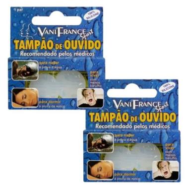 Imagem de Kit 2 Protetor Tampão De Ouvido 100% Silicone - Vani France