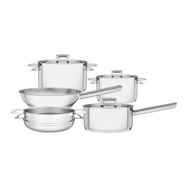 Imagem de Jogo de Panelas Fundo Triplo Tramontina Brava 65400010 Inox