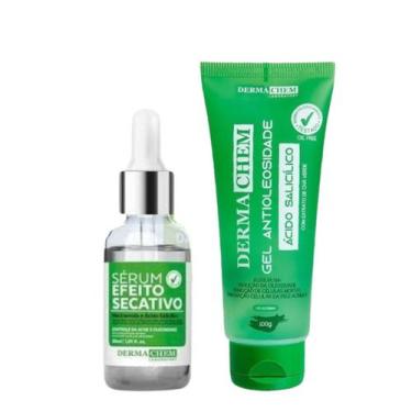 Imagem de Kit Hidratação para Peles Oleosas  Sérum Secativo e Gel FacialDermache