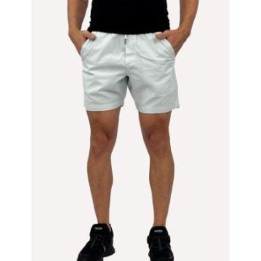 Imagem de Short Reserva Masculino Regular Casual Melange Azul Claro Mescla-Masculino