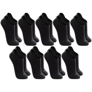 Imagem de Kit Com 9 Pares De Meias Curtas Soquete Invisivel Lupo Modelo Esportiv