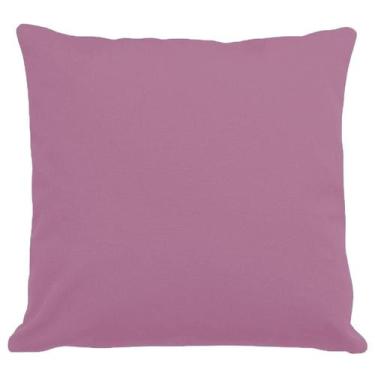 Imagem de Almofada Quadrada de Microfibra Lisa Quadrada 40cm x 40cm Cheia - Happ